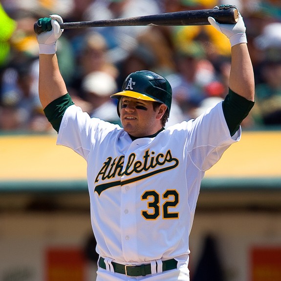 A's Re-sign Jack Cust To One-year Deal - Mangin Photography Archive