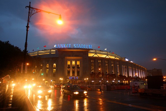Yankee Stadium is beautiful in the rain - Mangin Photography Archive