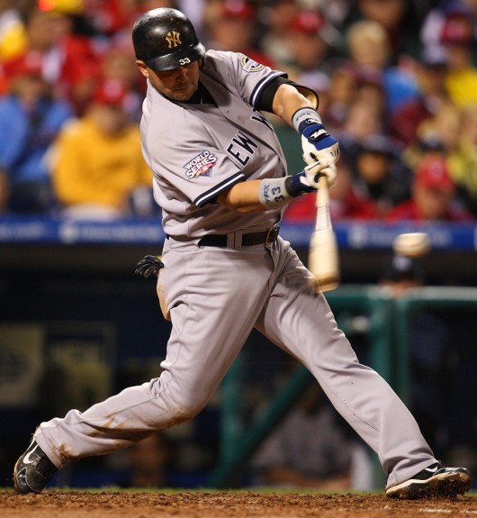 Nick Swisher Game three of the 2009 MLB World Series 2 Run Home Run 