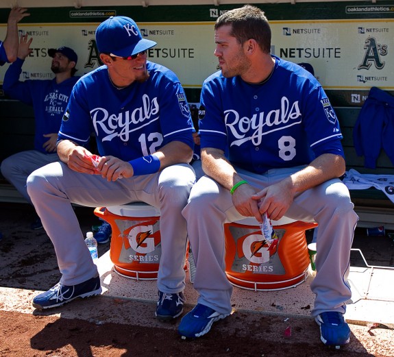 Royals' Eric Hosmer, Mike Moustakas recreate iconic photo