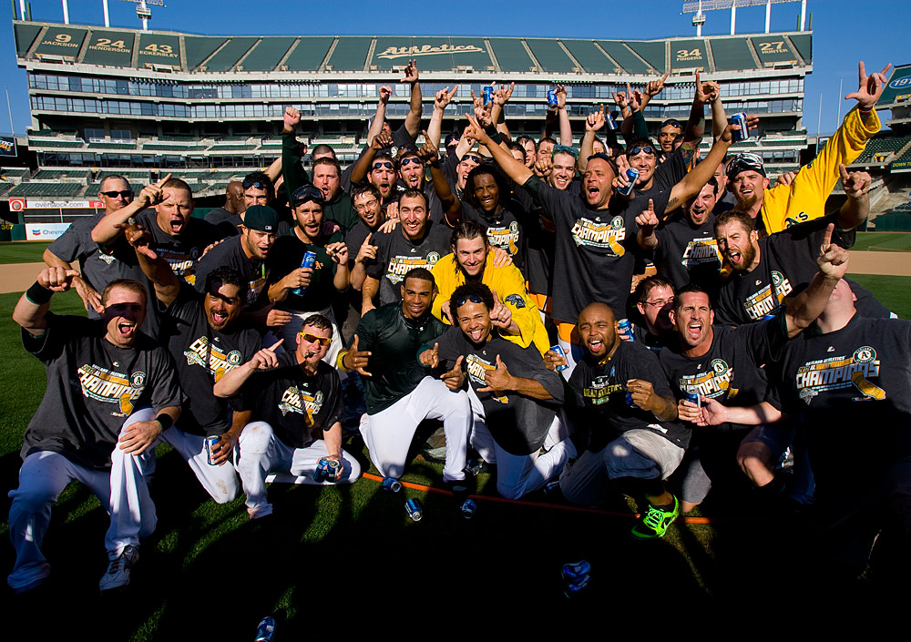 AMAZING! The Oakland A's are AL West Champs! - Mangin Photography Archive