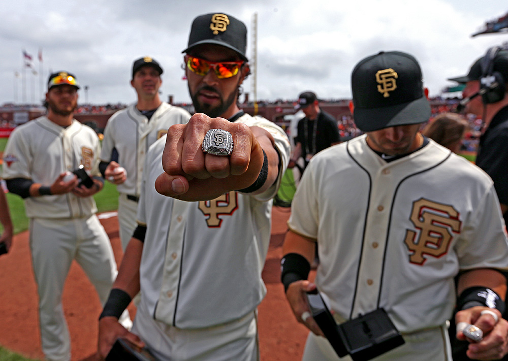The World Series champion Giants get their rings - Mangin Photography  Archive