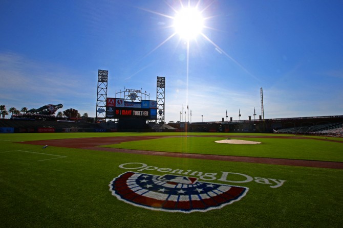 PHOTOS: San Francisco Giants celebrate Opening Day at AT&T Park - ABC7 San  Francisco