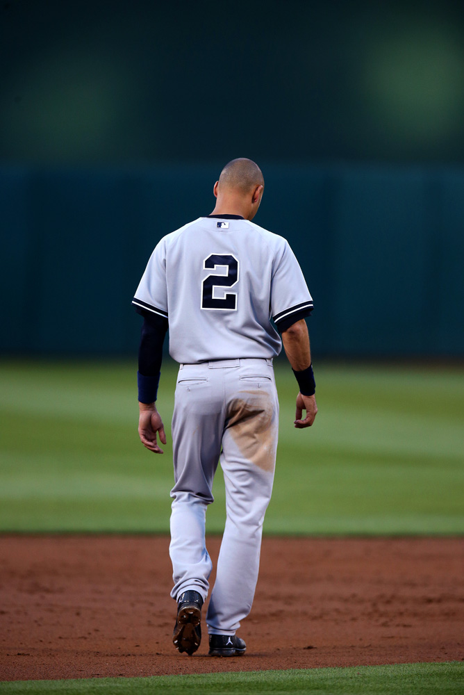 Number two, Derek Jeter, number two. - Mangin Photography Archive