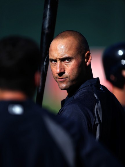 Number two, Derek Jeter, number two. - Mangin Photography Archive