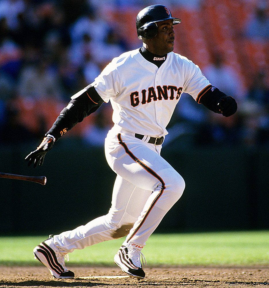 1997 BARRY BONDS San Francisco Giants BASEBALL ACTION Glossy Photo 8x10 PICTURE 